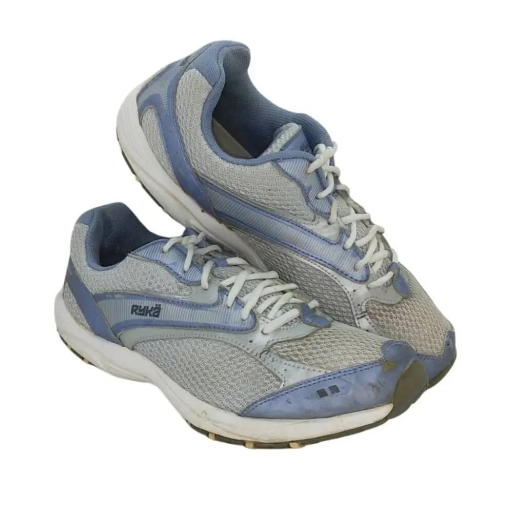 Ryka Dash Fitness Women's Blue/Gray Athletic Sneakers - Size 9.5